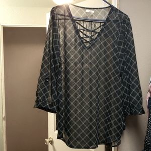Maurice's women's blouse XL 3/4 sleeve